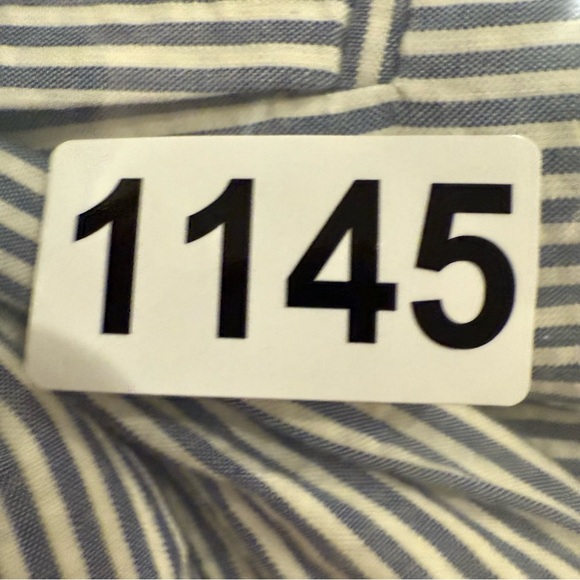 Jos A Bank Men 46 R Stays Cool Seersucker Blue Stripe Blazer Suit Jacket Preppy - Picture 11 of 12